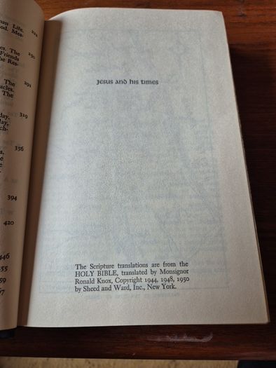 Vintage Jesus and His Times. Daniel-Rops. Religious. 1950s