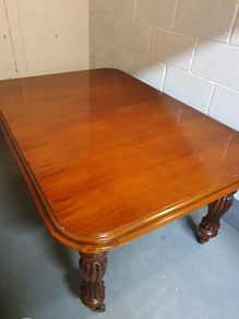 Solid mahogany dining table