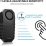113dB Bike Alarm Wireless Vibration Motion Sensor Waterproof Motorcycle Alarm with Remote Image 4