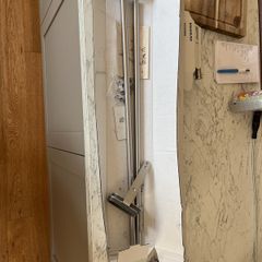 Towel rail and toilet roll holder