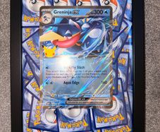 Framed Greninja oversized Promo Pokemon collage