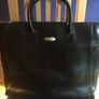 Vintage TEXIER Leather Briefcase Tote Bag Image 7