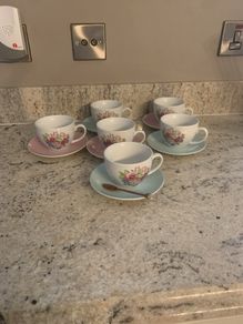 cups  and saucers