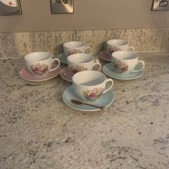 cups  and saucers