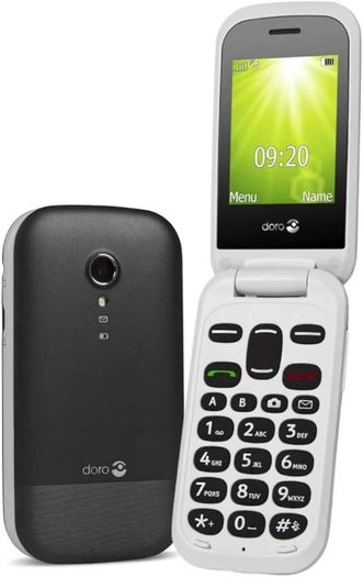 Doro 2404 Big Button Flip Senior Mobile Phone Unlocked VGC Loud Easy SOS (New) Dual Sim
