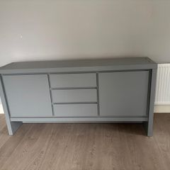 Grey Oak Basix Sideboard Cabinet Storage Unit