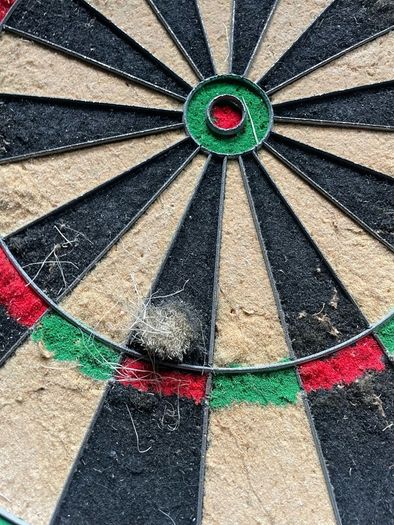 Old Dart Board