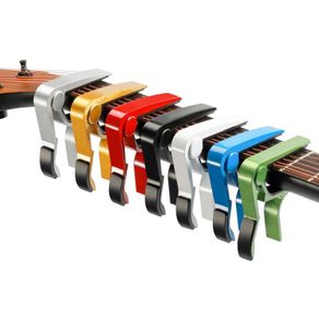 Acoustic Capo On Electric Guitar Aluminum Metal Trigger