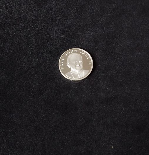 Pope John Paul II 1978 Inauguration Medallion Pure "Silver 1000" (Boxed and Mint)