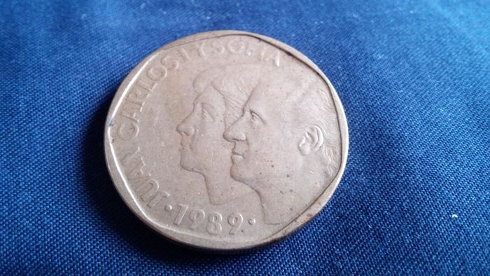 500 Spanish Peseta Coin. 1989.