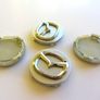 1set 3D Mazda 56mm Alloy Wheel Center Caps cap Hub Cover silver & chrome logo 56 Image 6
