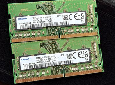 Samsung RAM 32GB Ddr4 3200mhz (2x16gb)