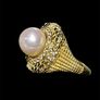 Sterling silver 925 ring with Edison Pearl Image 5