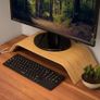 Computer Monitor Wood Stand Image 2