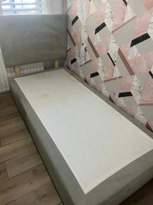 Harvey Norman Single Bed and Upholstered Headboard