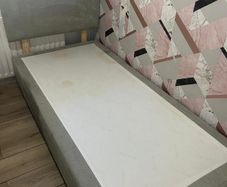 Harvey Norman Single Bed and Upholstered Headboard