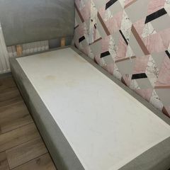 Harvey Norman Single Bed and Upholstered Headboard