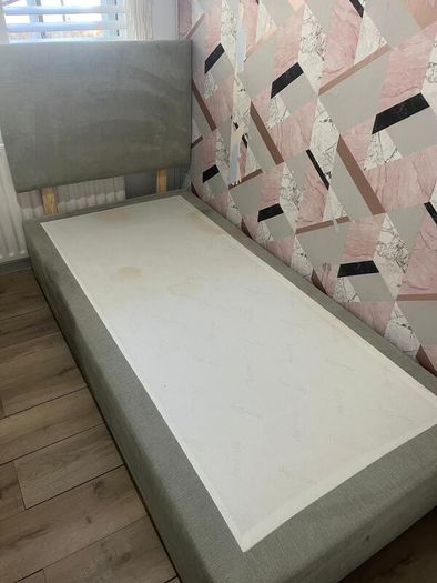 Harvey Norman Single Bed and Upholstered Headboard