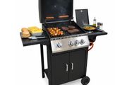 InfernoChef 3+1 Gas BBQ Grill Station  Powerful Garden Cooking Center
