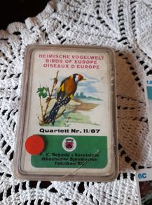 Vintage birds cards