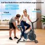 Exercise Bike with Adjustable Resistance, Quiet Home Trainer Bicycle with App, Ergometer Indoor Spinning Bike for Cardio Training at Home, Fitness Bike up to 160 kg Image 3