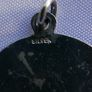 Vintage  Silver  Virgo Charm, Zodiac Sign Virgin, Old Astrology Medal Pendant, 1" -  3,91g Image 5