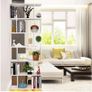 BRAND NEW 6 Tier Wooden Bookshelf S Shape Shelving Unit Image 6