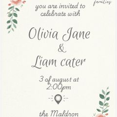 I sell digital invitations