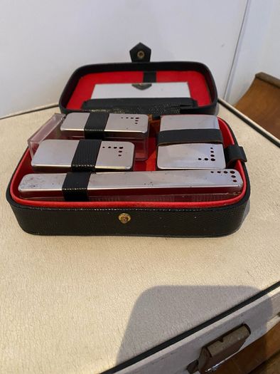 Travel set of trinket boxes