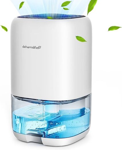 Dehumidifier 1000ml, Dehumidifiers for Home, Auto Off&Coloured LED Light, Peltier Technology Update, Portable and Ultra Quiet, Dehumidifiers for Drying Clothes, Bedroom, Bathroom, Wardrobe (FREE SHIPPING)