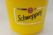 1980s Schweppes ice-bucket, unusual, hard to come by,used  condition, sold as seen, buyer collects or pays postage thank you,