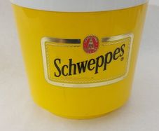 1980s Schweppes ice-bucket, unusual, hard to come by,used  condition, sold as seen, buyer collects or pays postage thank you,