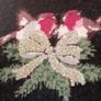 Cath Kidston Christmas jumper robin design gold sequin bow S Image 3