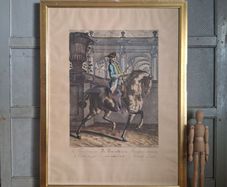J.E. Ridinger Copperplate Engraving