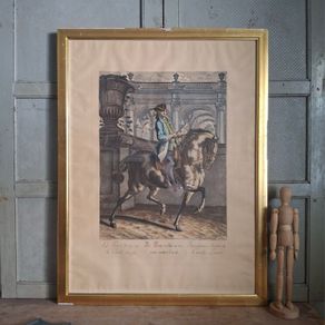 J.E. Ridinger Copperplate Engraving