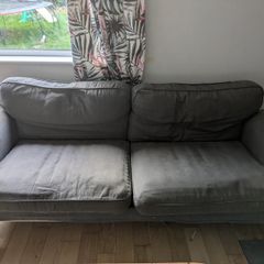 Dark grey couch