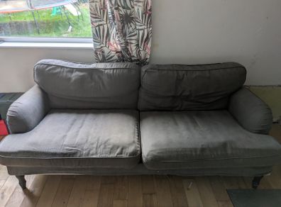 Dark grey couch