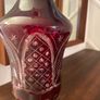 Vintage Bohemian style Ruby glass decanter Image 5