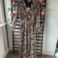 dress Bnwt animal print dress Lille rose brand s/medium wrap effect dress