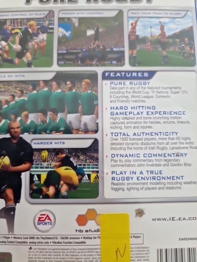 Rugby 2004 PlayStation2 Ps2 Games Original