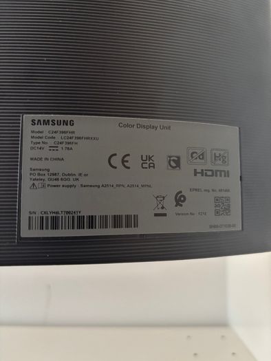 24" Curved Business Monitor