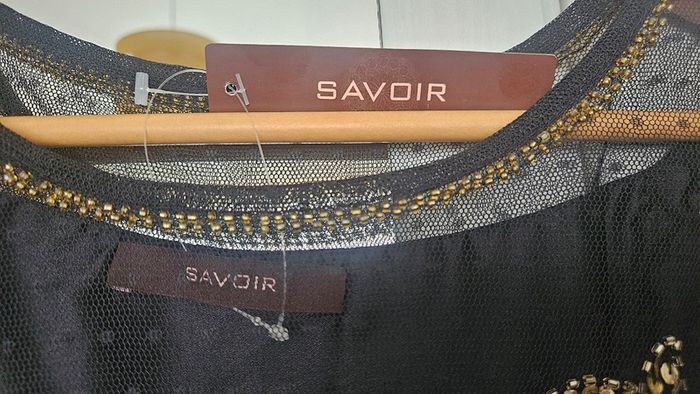 Black dressy new dress Savoir embellished