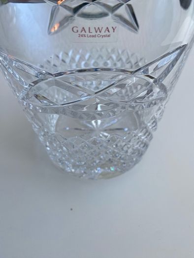 Galway crystal ice bucket wine cooler