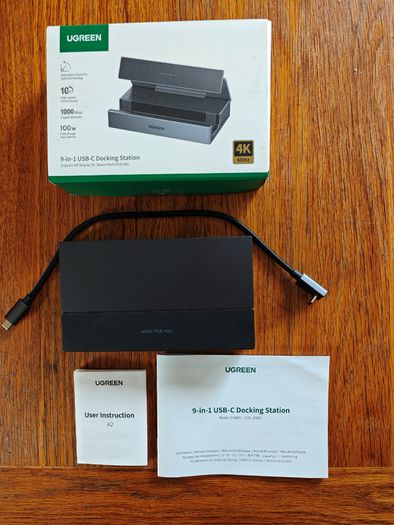 Ugreen USB-C 9-1 4k dock (for console, handhelds, laptops)