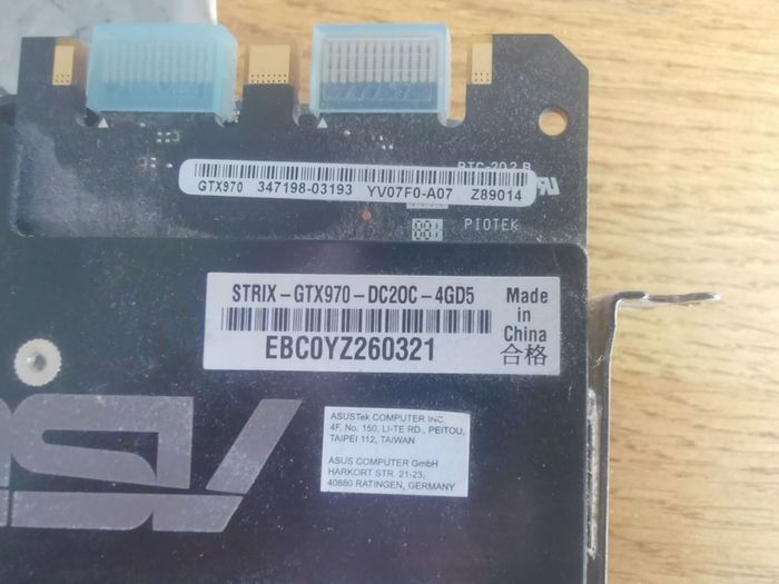 ASUS ROG GTX970 Graphics cards