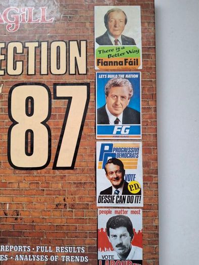 Vintage Irish Politics In Ireland In The 80's Magill Election February  1987 Annual Campaign  , Full Results  Td's  Profiles