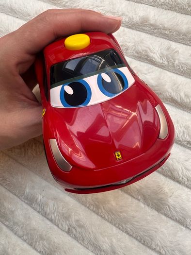 BB Junior Ferrari Car Press & Go Toy Red Kids Sports car approx. 13 cm. Length never used Please see photos