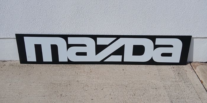 Large MAZDA Dealership sign