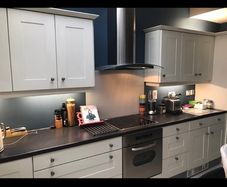 Ivory Shaker Style Kitchen For Sale
