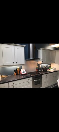 Ivory Shaker Style Kitchen For Sale